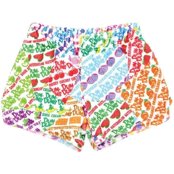 Dum-Dum Wrapper Plush Shorts