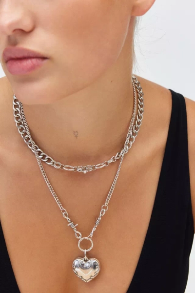 Ember Heart Layered Necklace