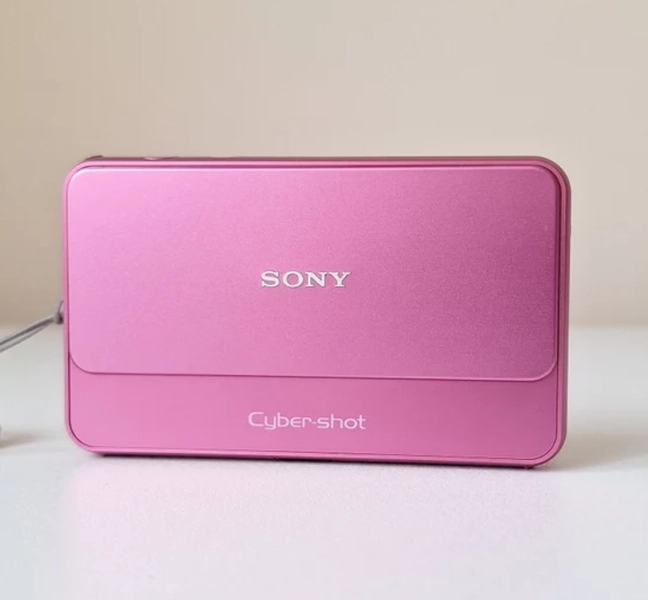 Sony Cyber Shot DSC-T99 14.1MP 4x Optical Zoom Digital Camera Pink/Black/Sil<wbr/>ver