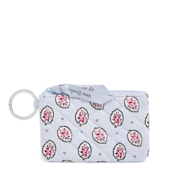 Vera Bradley Iconic Zip ID Case, Signature Cotton, Magnifique Leaf