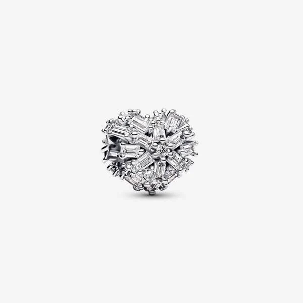 Pandora Sterling Silver Sparkling Heart Charm