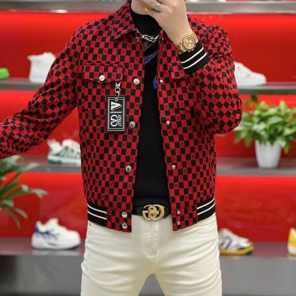 High-end men's autumn and winter hot-selling stylish outerwear, new casual light luxury trendy jacket, trendy men's outerwear - AliExpress 200000343