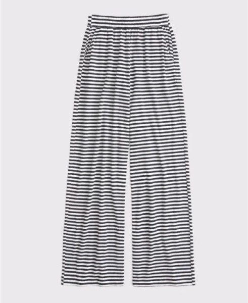 Abercrombie-Lounge Brushed Wide Leg Sweatpant