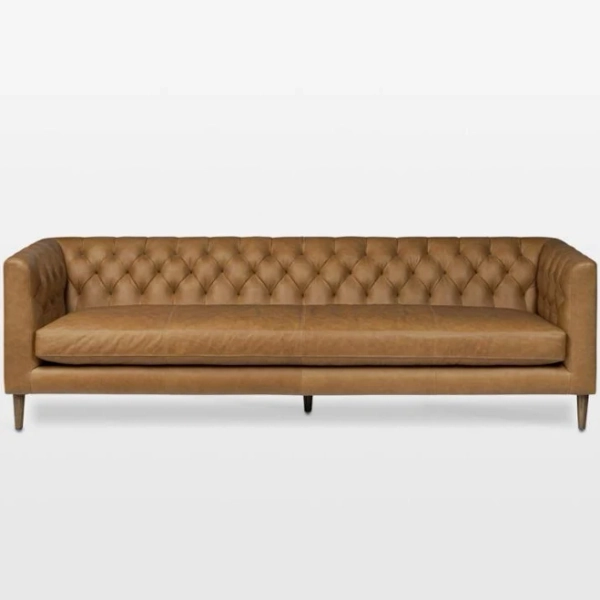 Crate & Barrel Thurston Rounded Leg 96" Sofa