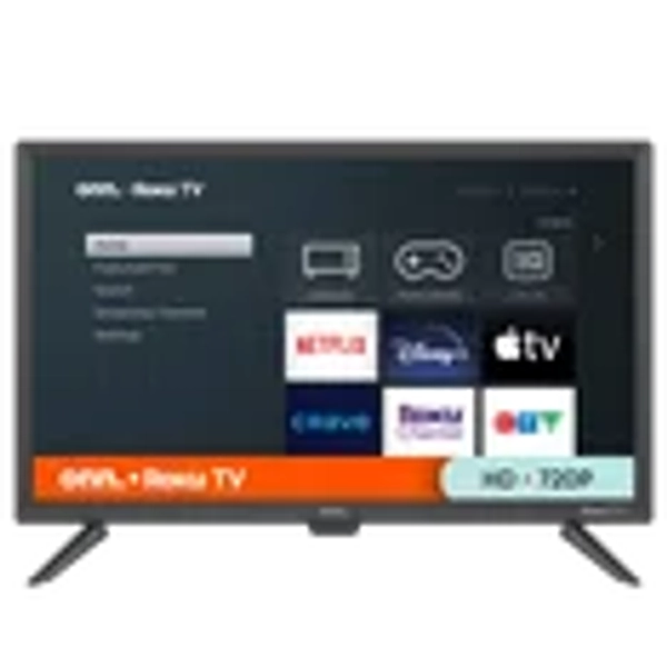 onn. 24" 720p HD Roku Smart TV (100012590-CA), 3 HDMI, 60 Hz