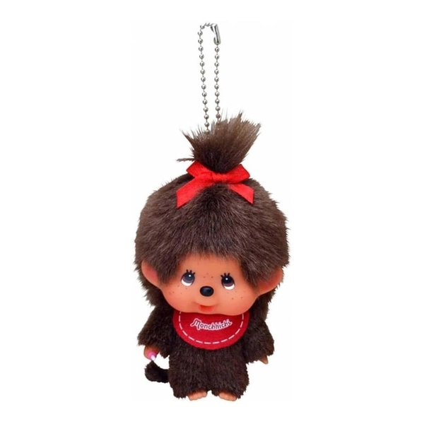 Monchhichi by Sekiguchi MONCHHICHI BIG FACE KEYCHAIN BY SEKIGUCHI - GIRL OR BOY