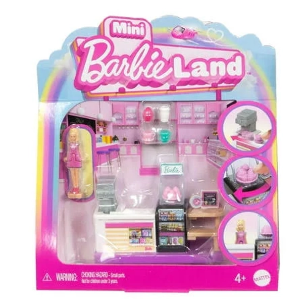 Barbie Mini BarbieLand Collectible Bakery Playset
