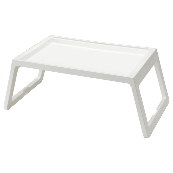 KLIPSK Bed tray - white