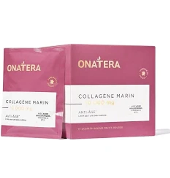 onatera Collagène marin 10 000 mg 14 sachets Beauté et éclat de la peau