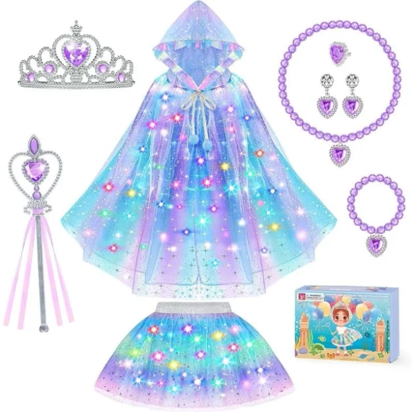 Unicorn Light Up Princess Cape