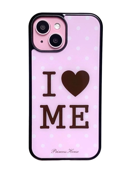 Love more glass phone case