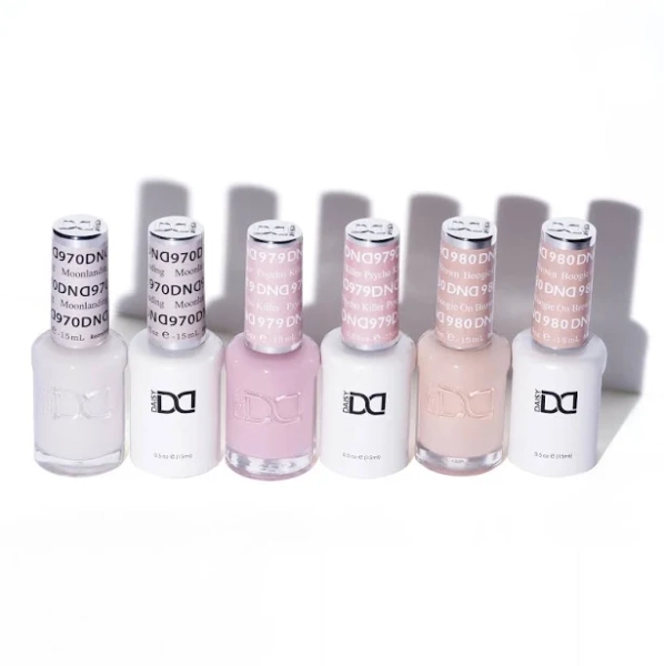 DND Gel Nail Polish Set, Neutral Tones, Gel Polish & Lacquer, Lacquer Only, or Gel Polish Only