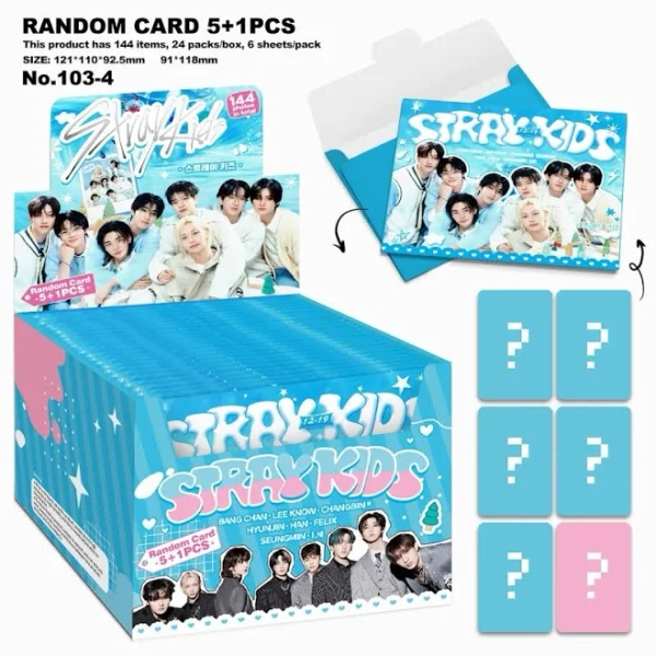 Stray Kids Album Collection Card Random Card Blind Box, Stray Kids Fan Collection Gift Fan Support