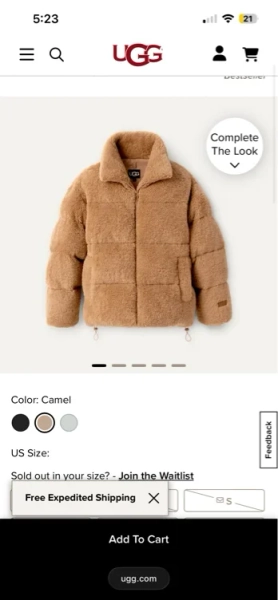 Women's Emmalyn UGGfluff Puffer Jacket