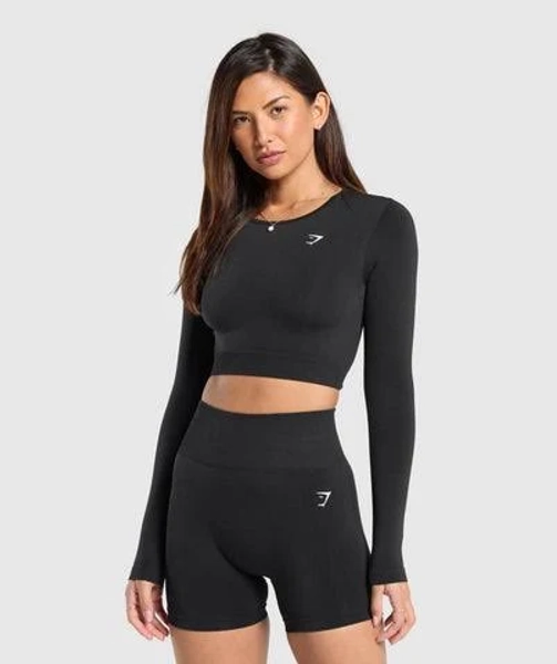 Gymshark Everyday Seamless Long Sleeve Crop Top