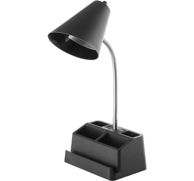 Mainstays 15" Organizer Desk Lamp