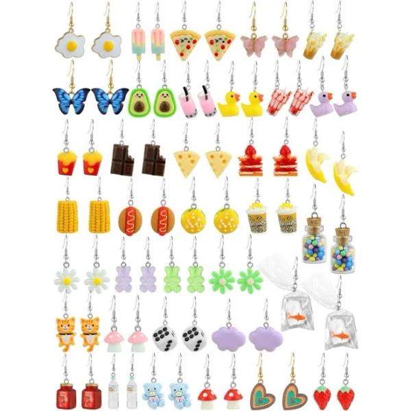 Funky Drop Earrings Set