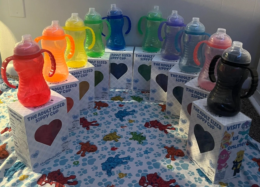 The 26 Ounce Adult Sized Sippy Cup by A.L.L.Co — A Little Luv Co