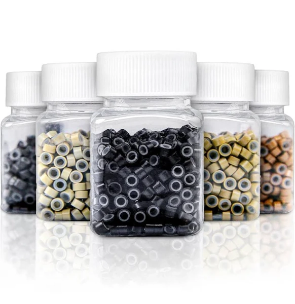 Hair Tinsel Beads Set of 2500