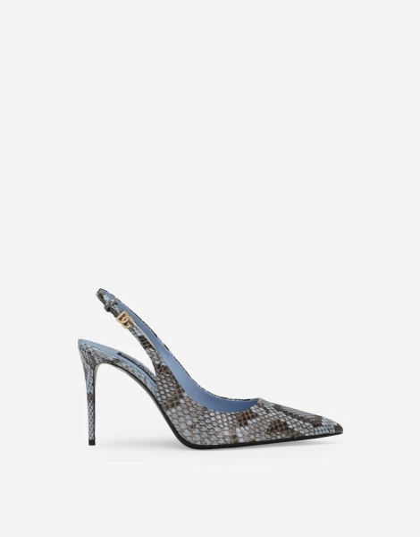 Python skin slingbacks