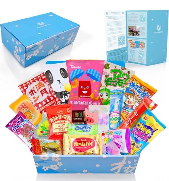 Japanese Snacks & Candy Box