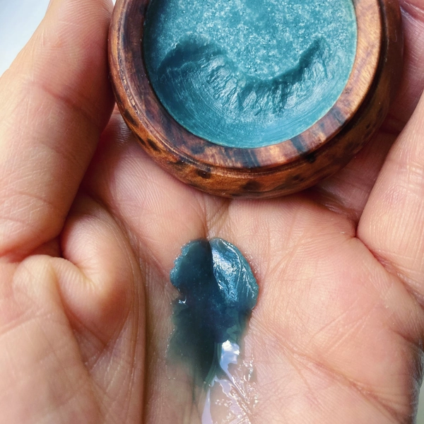 Blue Tansy & Bakuchiol Face Balm. Vegan Botanical Moisturiser for Dry Skin. Blue Tranquility.