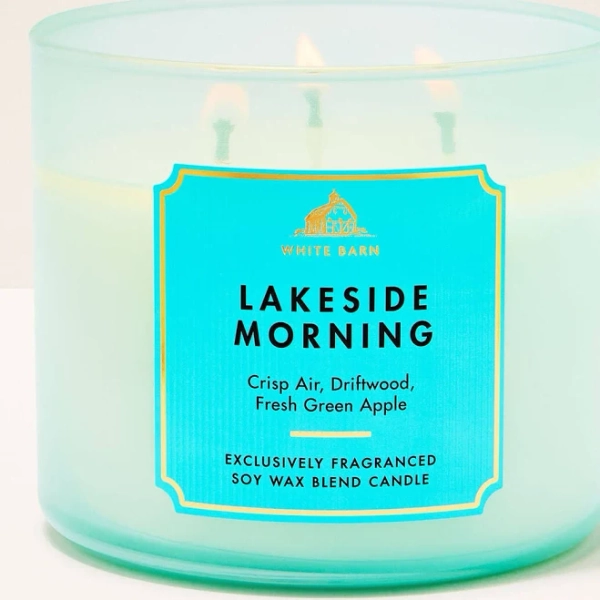 Bath & Body Works Lakeside Morning 3-Wick Candle