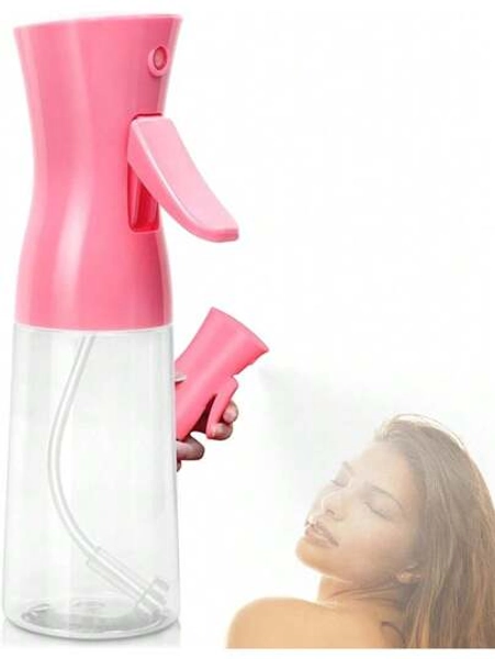 Spray Bottle For Hair,Continuous Water Mister For Hairstyling, Salons, Cleaning, Plants,Essential Oil Scents,Ultra Fine Mist Sprayer,6.8 OZ /200 ML-Pink(Christmas Gifts)