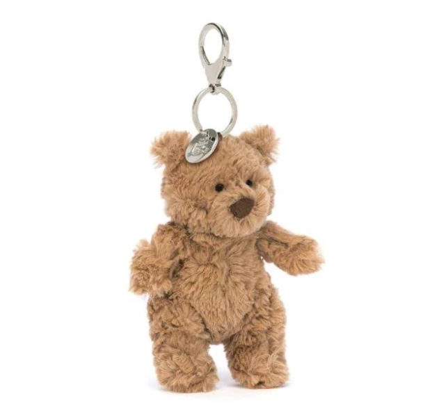 Bartholomew Bear Bag Charm Jellycat