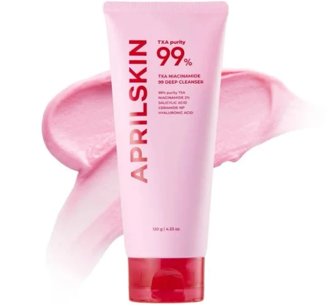 [APRILSKIN] TXA Niacinamide 99 Dark Spot Bubble Gum Cleanser
