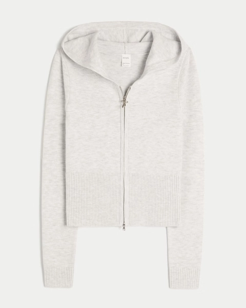 Gilly Hicks Zip-Up Sweater Hoodie
