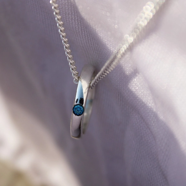 Jujutsu Kaisen Inspired Necklace: Sterling Silver Anime Ring