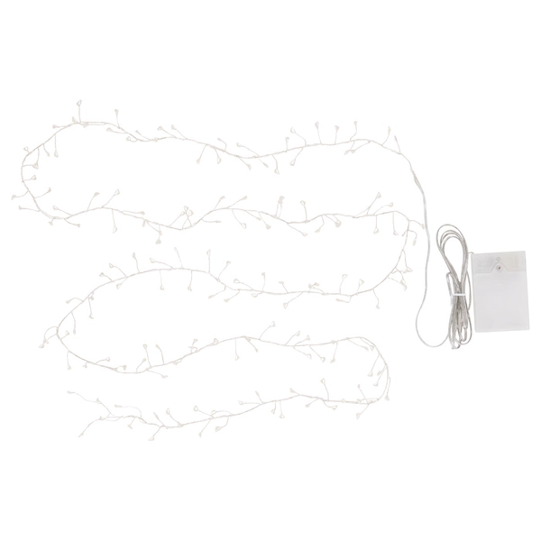 STRÅLA LED string light with 160 lights - battery operated mini
