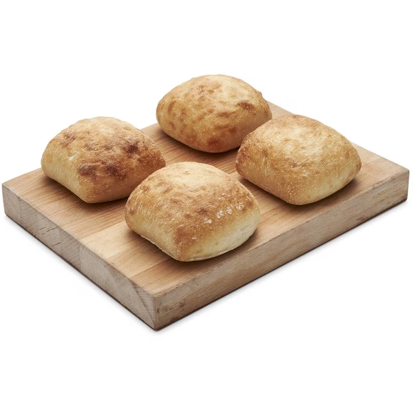 Woolworths Plain Ciabatta Rolls  4 pack