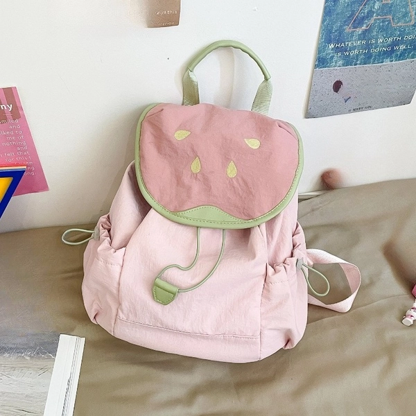 1pc Women's Sweet Style Dopamine Backpack with Adjustable Straps & Zipper Closure - Lightweight School Bookbag Suitable for School, College,, Travel, Machine Washable Bag in / with Suitable for Daily Use