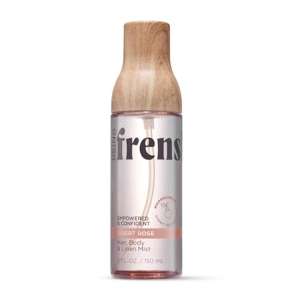 Being Frenshe Women's Hair, Body & Linen Mist Body Spray with Essential Oils - Desert Rose - 5 fl oz