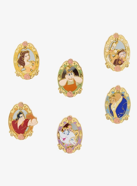 Disney The Beauty and The Beast Mirror Character Portraits Blind Box Enamel Pin - BoxLunch Exclusive