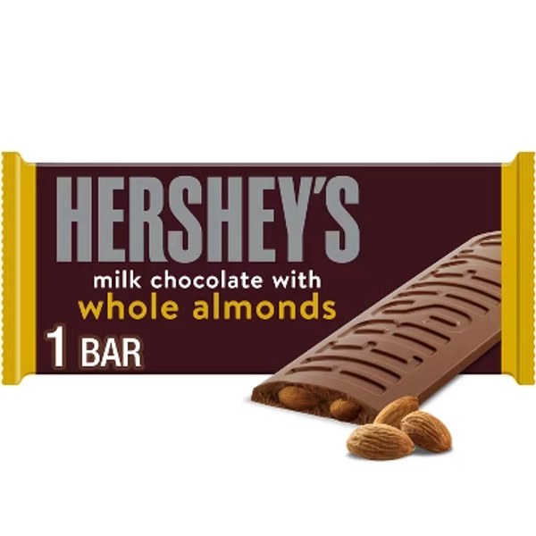 Hershey's Milk Chocolate with Almonds Candy Bar - 1.45oz