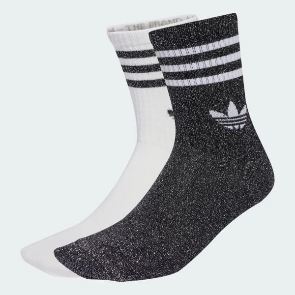 Chaussettes mi-mollet 3 bandes Glitter (2 paires)