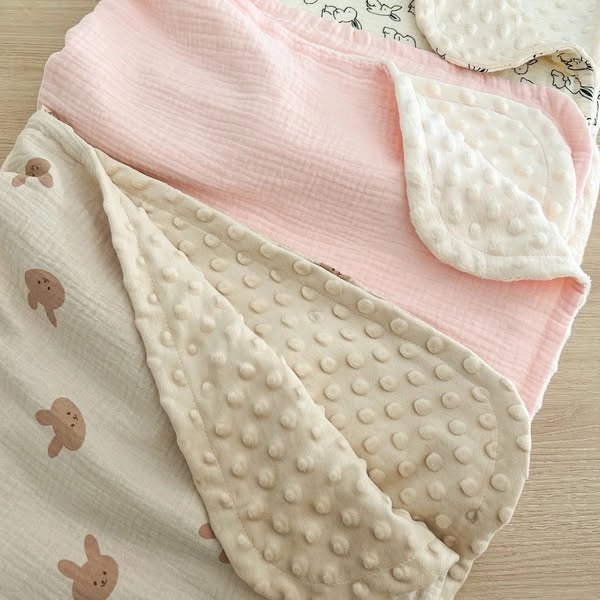 Manta doble faz (Muselina y polar soft). from Tikis baby Store on WhatsApp.