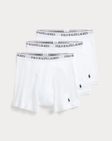Polo Ralph Lauren Cotton Wicking Boxer Brief 3-Pack