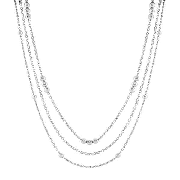 PRIMROSE Cubic Zirconia Triple Layer Necklace