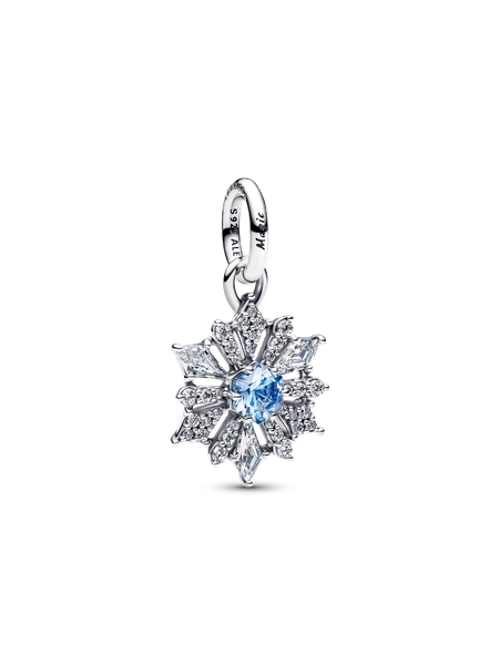 Disney Frozen Queen Elsa Snowflake Dangle Charm