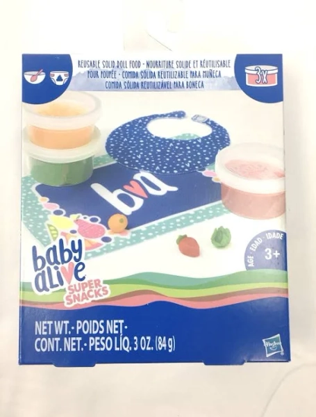 Baby Alive Super Snacks Reusable Solid Doll Food Refill Pack