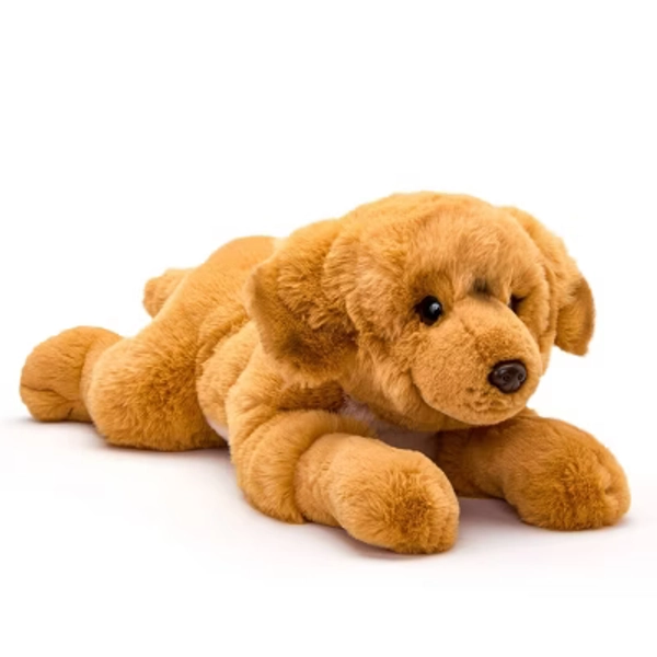 FAO Schwarz 22" Toy Plush Lying Golden Retriever Stuffed Animal