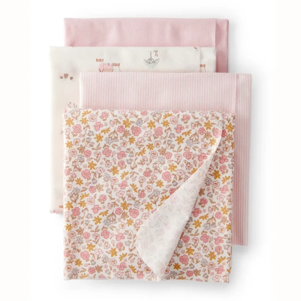 Manta Pack 4 Unidades Bebé Niña Carter's