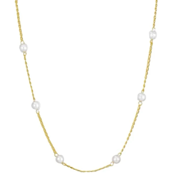 18K Gold Waterproof Lover Girl Necklace