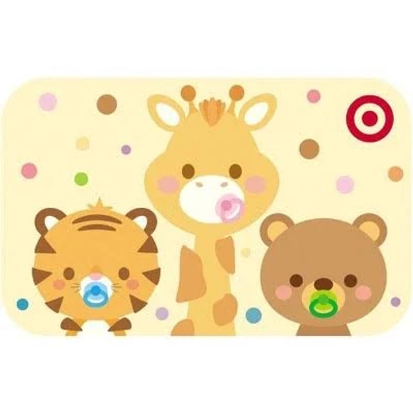 Target 3 Cute Animals GiftCard