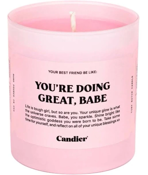 Candier You're Doing Great, Babe Candle