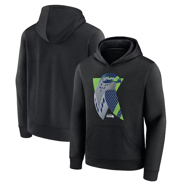 Seattle Seahawks Illustration Hoodie - Youth